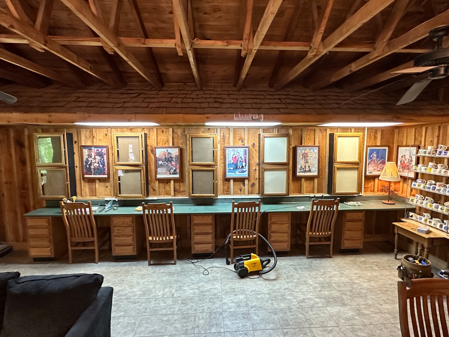 History Displays Added to Camp  Powhatan for 2025